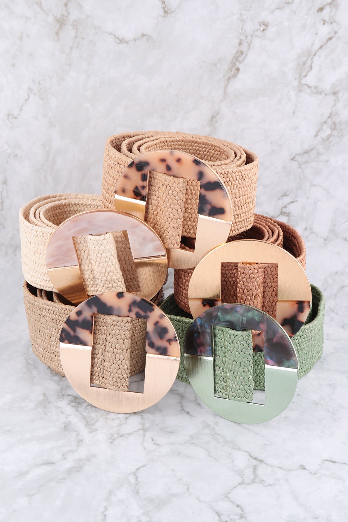 STYLISH BOHEMIAN FABRIC BREADED BELT/6PCS (NOW $2.50 ONLY!)