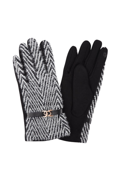 CHEVRON PATTERN FUR SMART TOUCH GLOVES/6PCS (NOW $2.75 ONLY!)