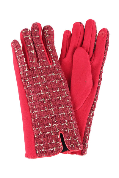 PLAID SMART TOUCH GLOVES/6PCS (NOW $2.75 ONLY!)