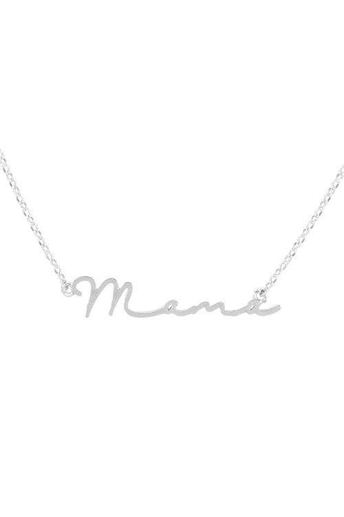 "MAMA" LETTER NECKLACE