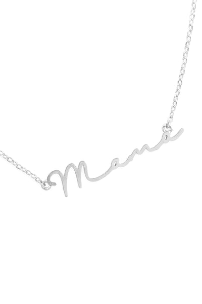 "MAMA" LETTER NECKLACE