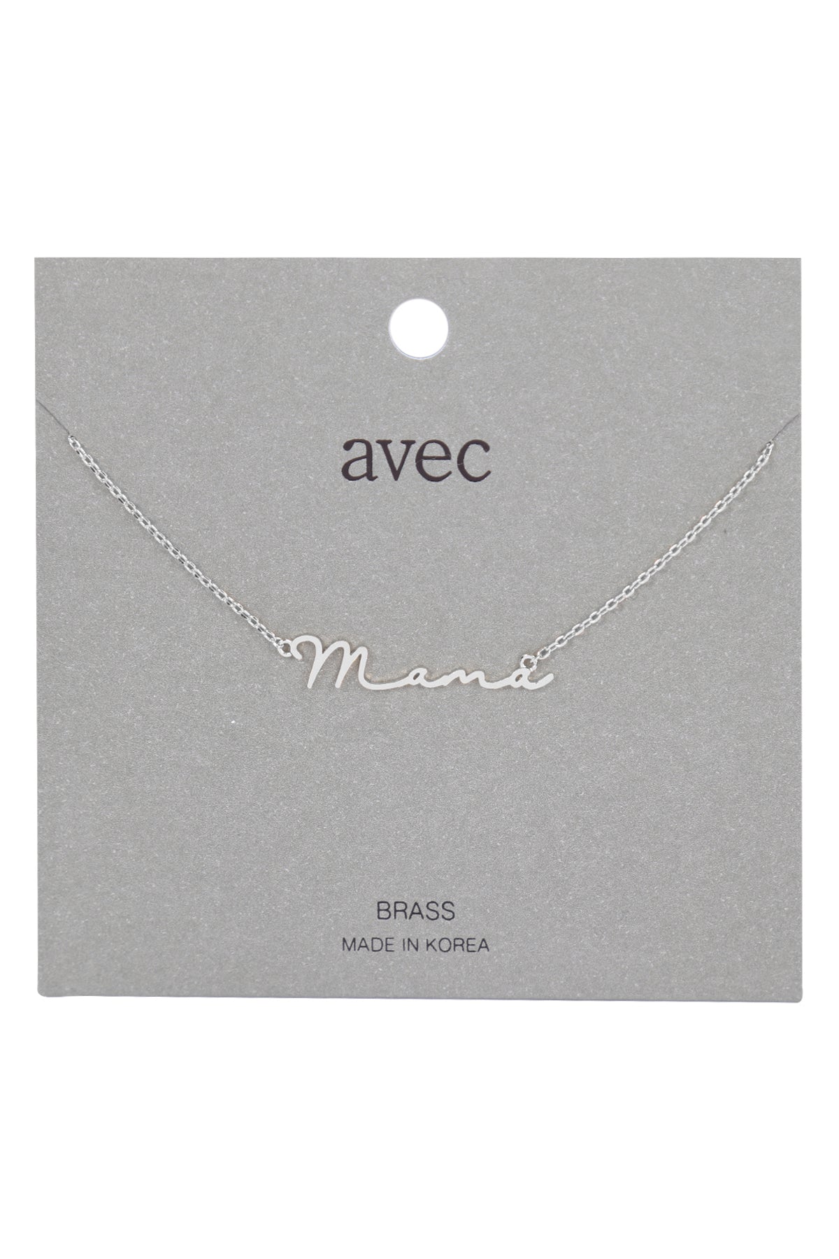 "MAMA" LETTER NECKLACE