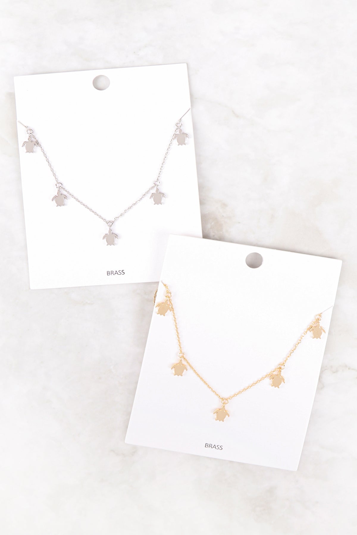 TURTLE DAINTY STATIONARY CHARM NECKLACE (NOW $1.25 ONLY!)