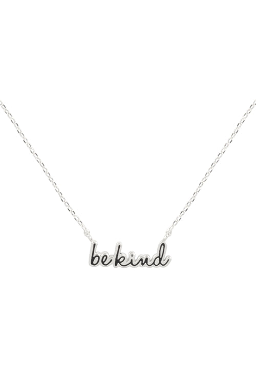 "BE KIND" SCRIPT NECKLACE