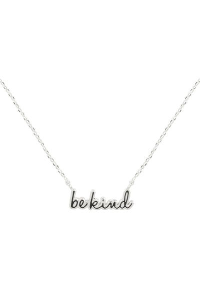 "BE KIND" SCRIPT NECKLACE