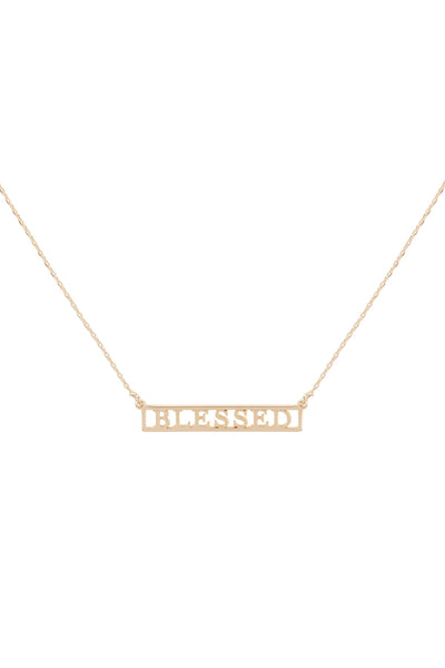 CUT OUT BAR NECKLACE (NOW $2.00 ONLY!)