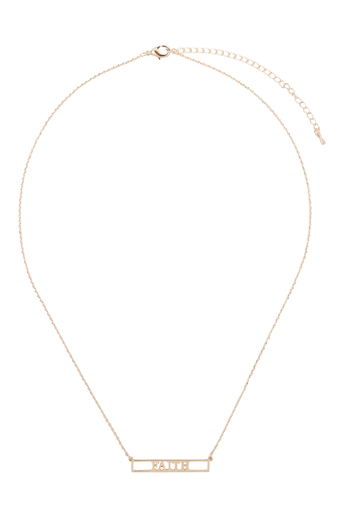 CUT OUT BAR NECKLACE (NOW $2.00 ONLY!)