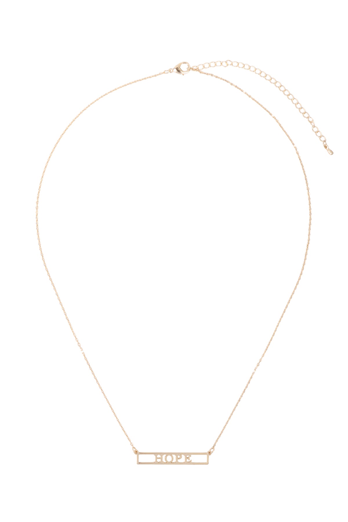 CUT OUT BAR NECKLACE (NOW $2.00 ONLY!)