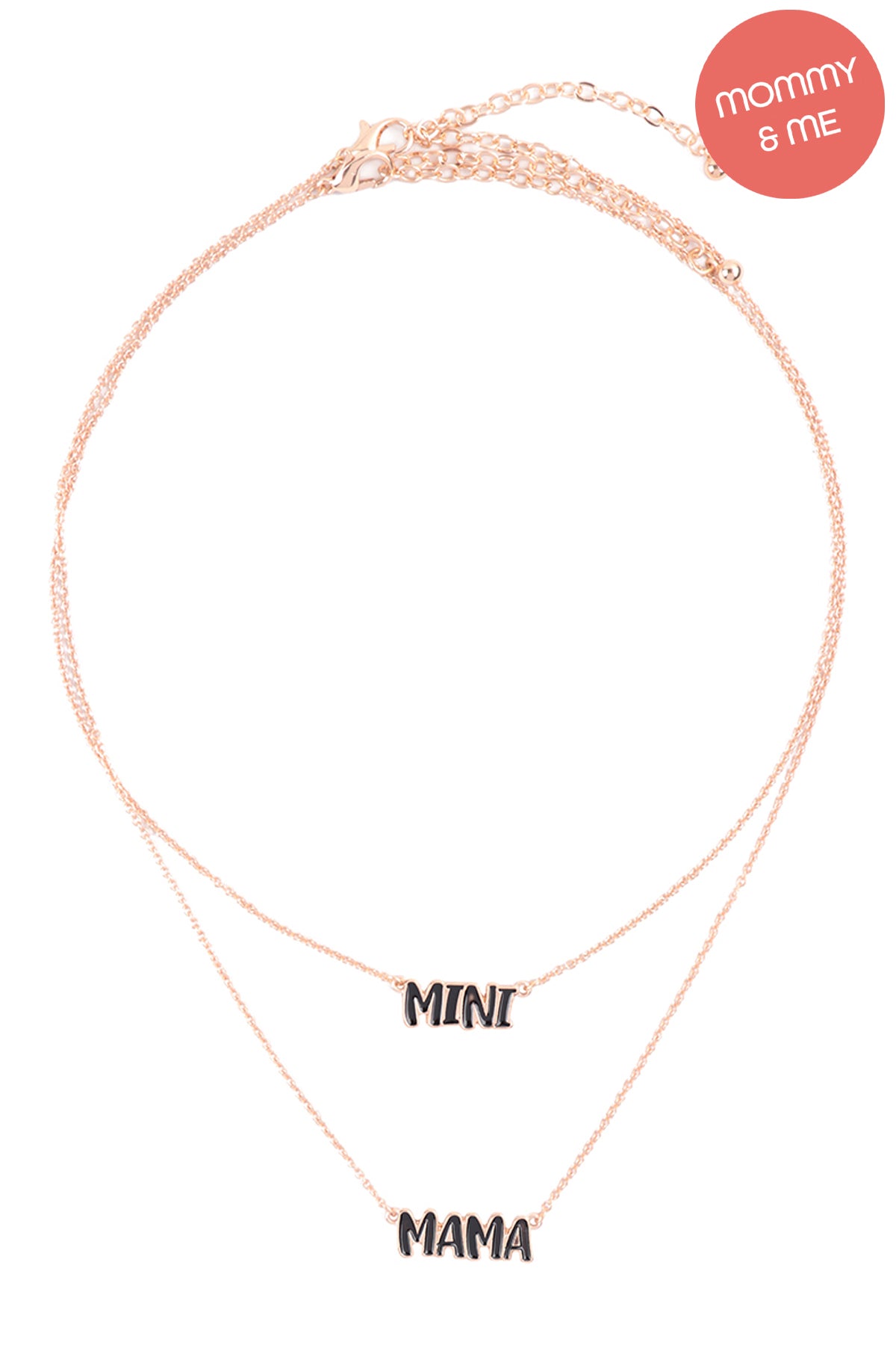MAMA & MINI PERSONALIZED COLOR 2 SET NECKLACE (NOW $2.00 ONLY!)