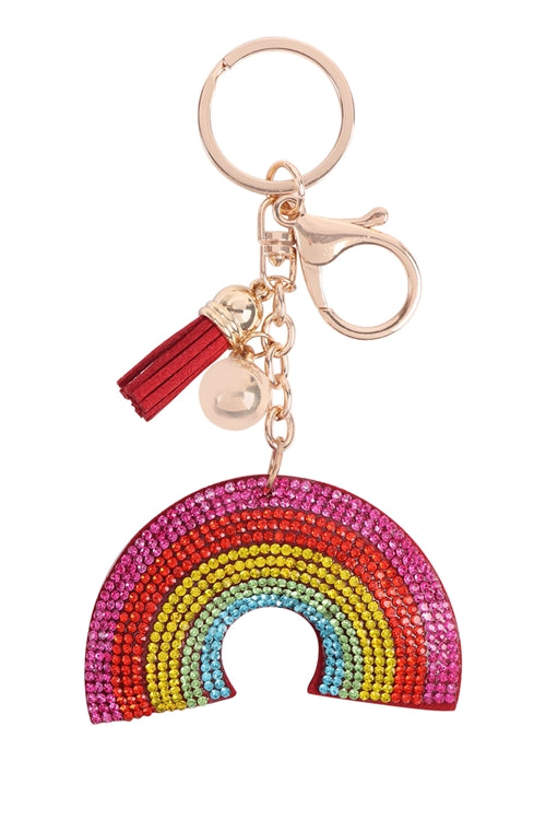 RAINBOW TASSEL KEYCHAIN