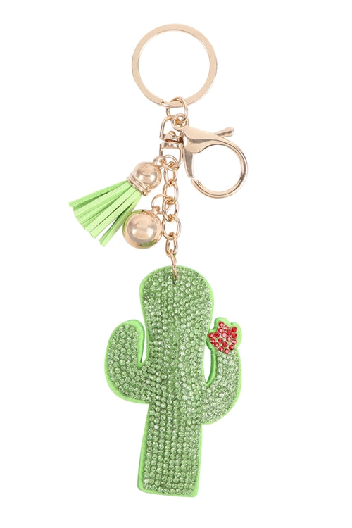 CACTUS TASSEL KEYCHAIN