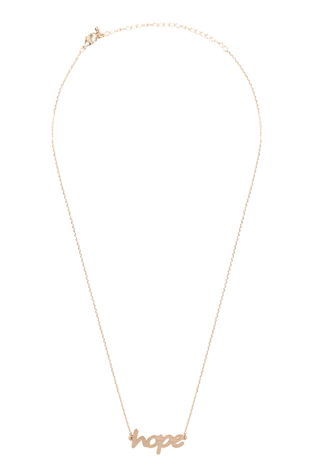 "HOPE" LETTERING NECKLACE