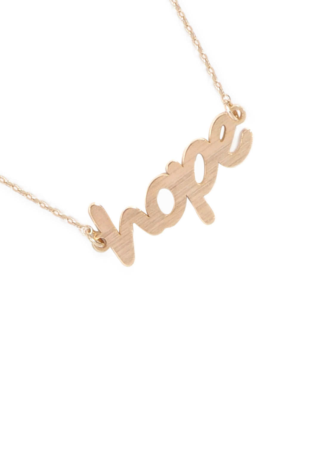 "HOPE" LETTERING NECKLACE
