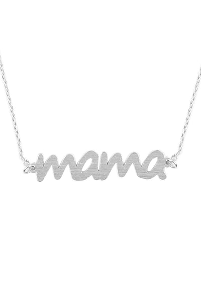 "MAMA" LETTERING NECKLACE