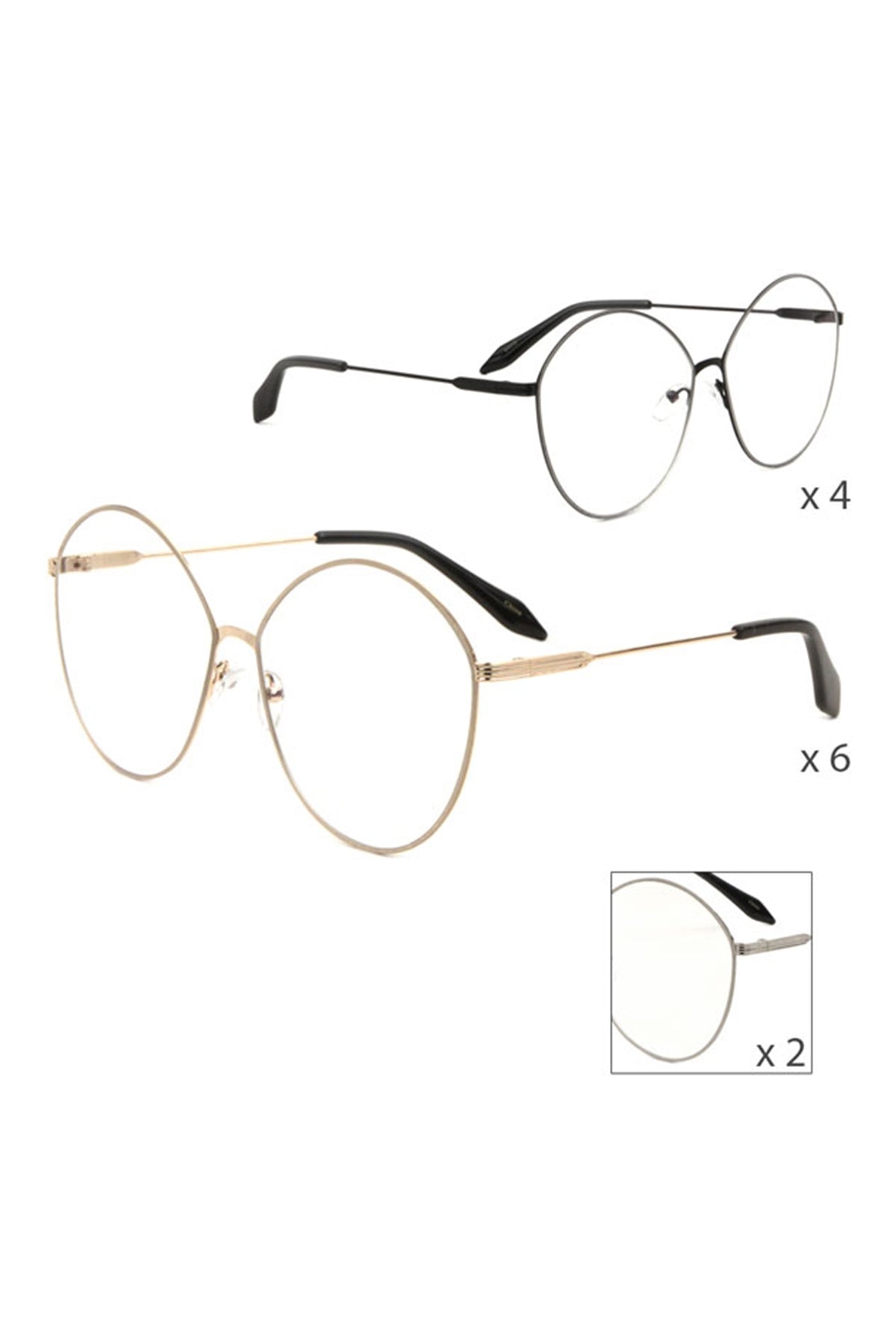 ROUD CLASSIC FASHION EYEGLASSES /12PCS