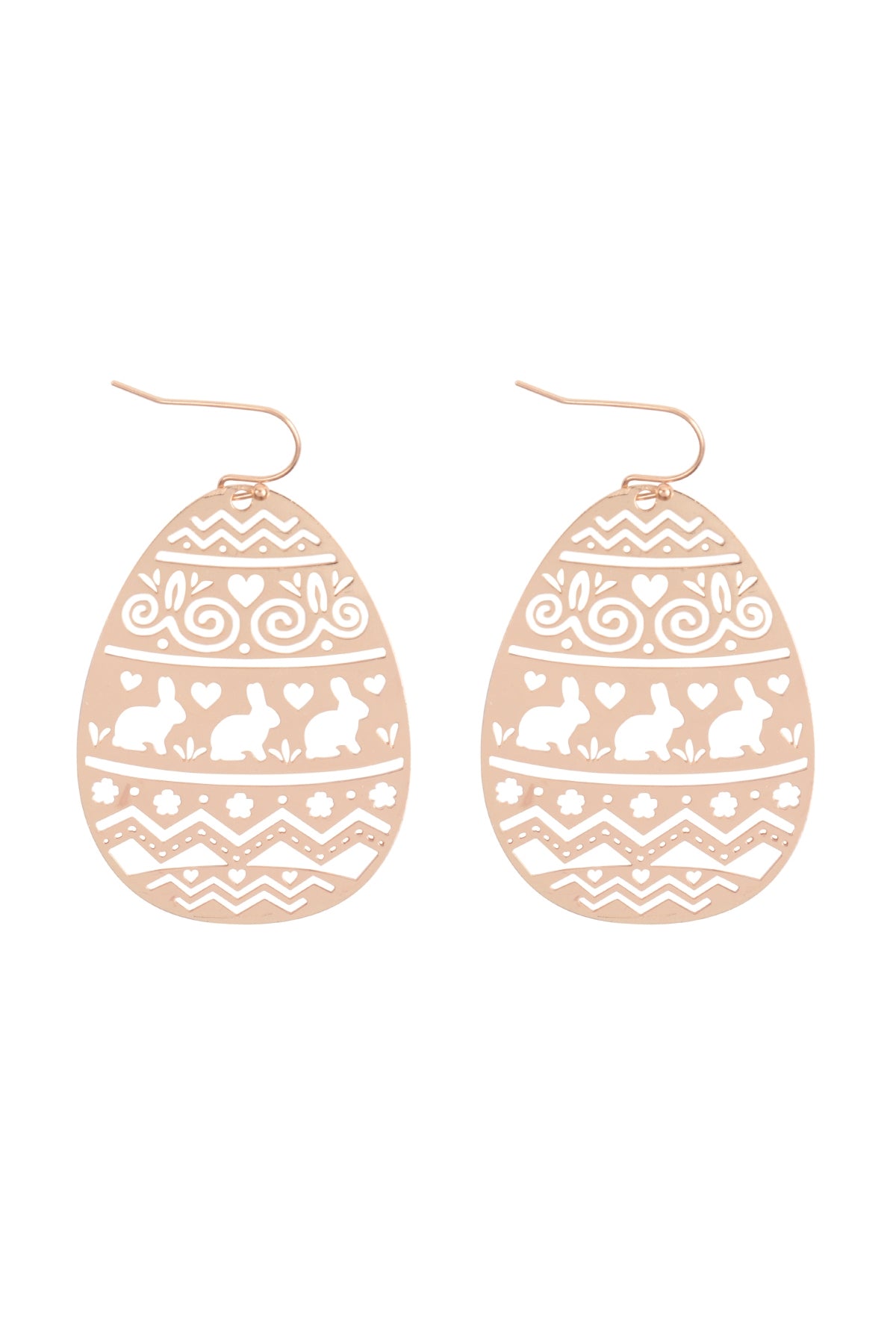 EASTER EGG FILIGREE LASER CUT EARRINGS