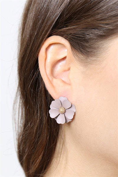 3 SET FLOWER POST EARRING