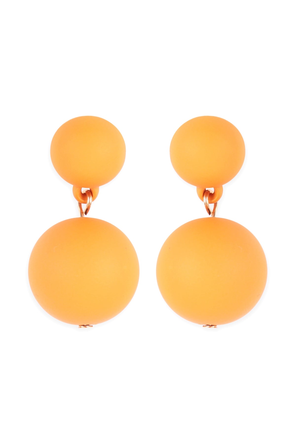 CCB 2 DROP COLOR COATED EARRINGS6PCS (NOW $0.75 ONLY!)