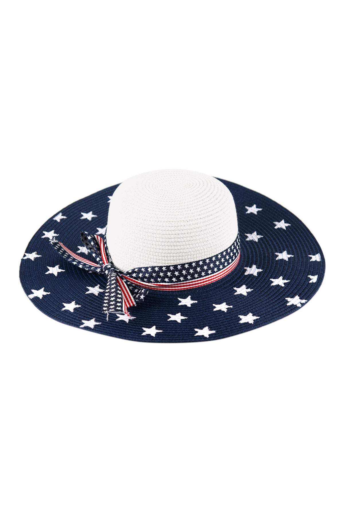AMERICAN FLAG ACCENT FLOPPY HAT