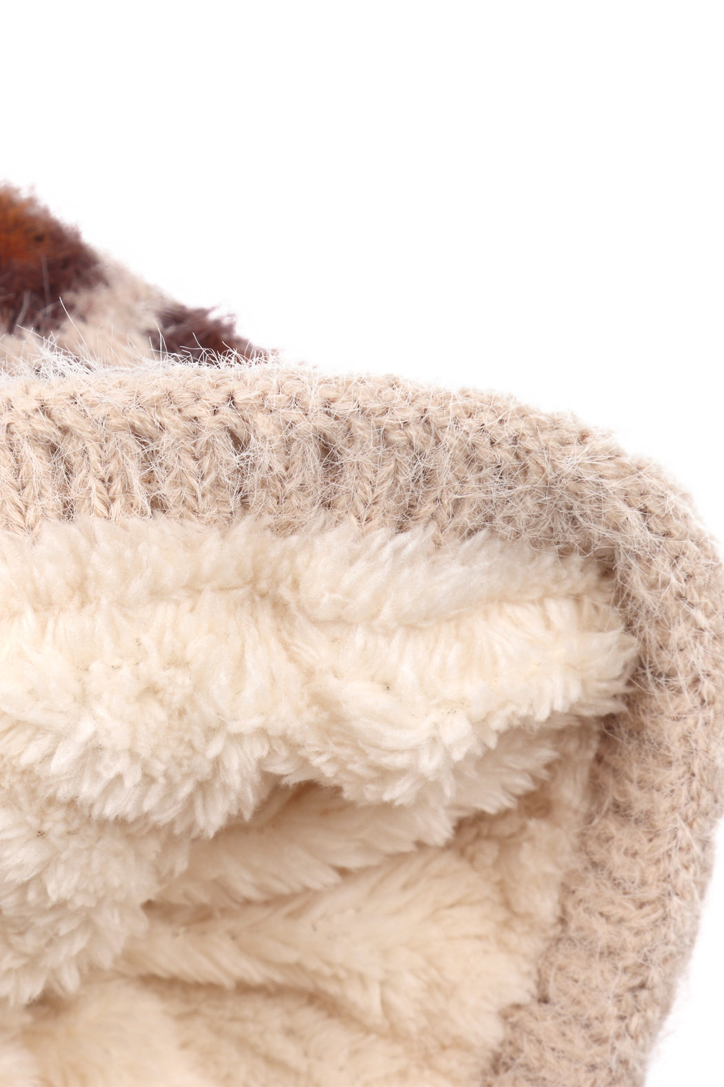 LEOPARD POMPOM FUZZY FLEECE BEANIE (NOW $ 4.25 ONLY!)