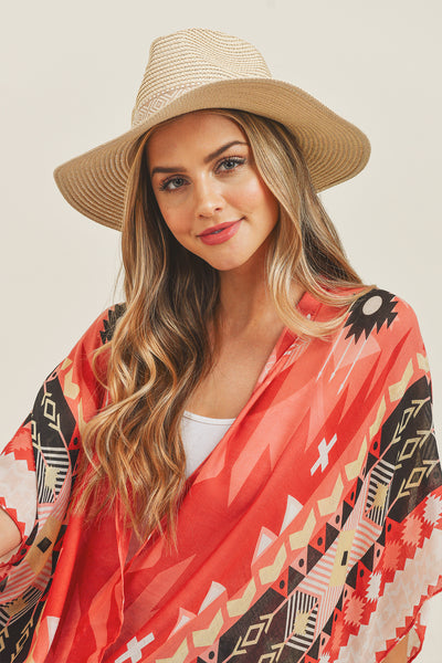 TRIBAL BAND PANAMA SUN HAT