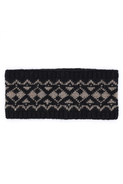 AZTEC PATTERN EAR WARMER HEADBAND