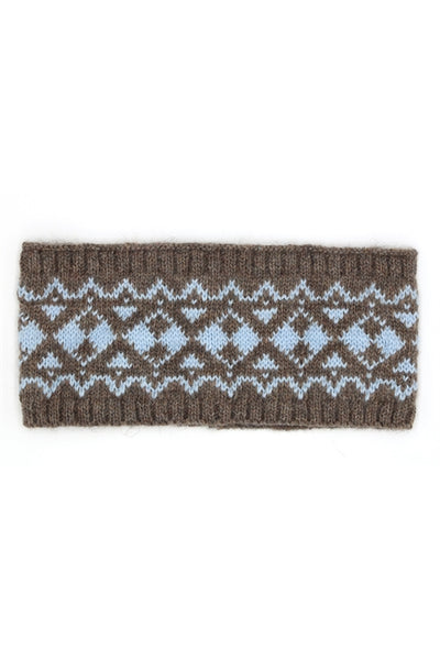 AZTEC PATTERN EAR WARMER HEADBAND