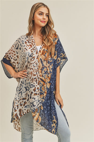BOHO LEOPARD KIMONO
