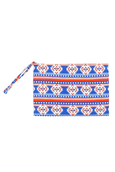 STAR & STRIPE AZTEC POUCH