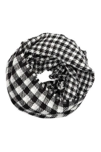 BUFFALO PLAID INFINITY SCARF/6PCS (NOW $3.50 ONLY!)