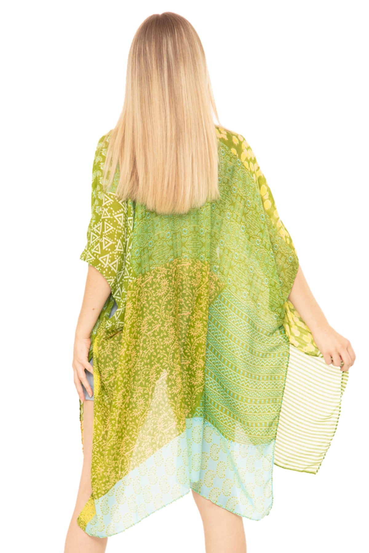 MIXED PATTERN KIMONO (NOW $3.75 ONLY!)