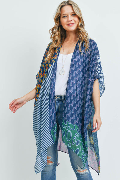 MIXED PATTERN KIMONO (NOW $3.75 ONLY!)