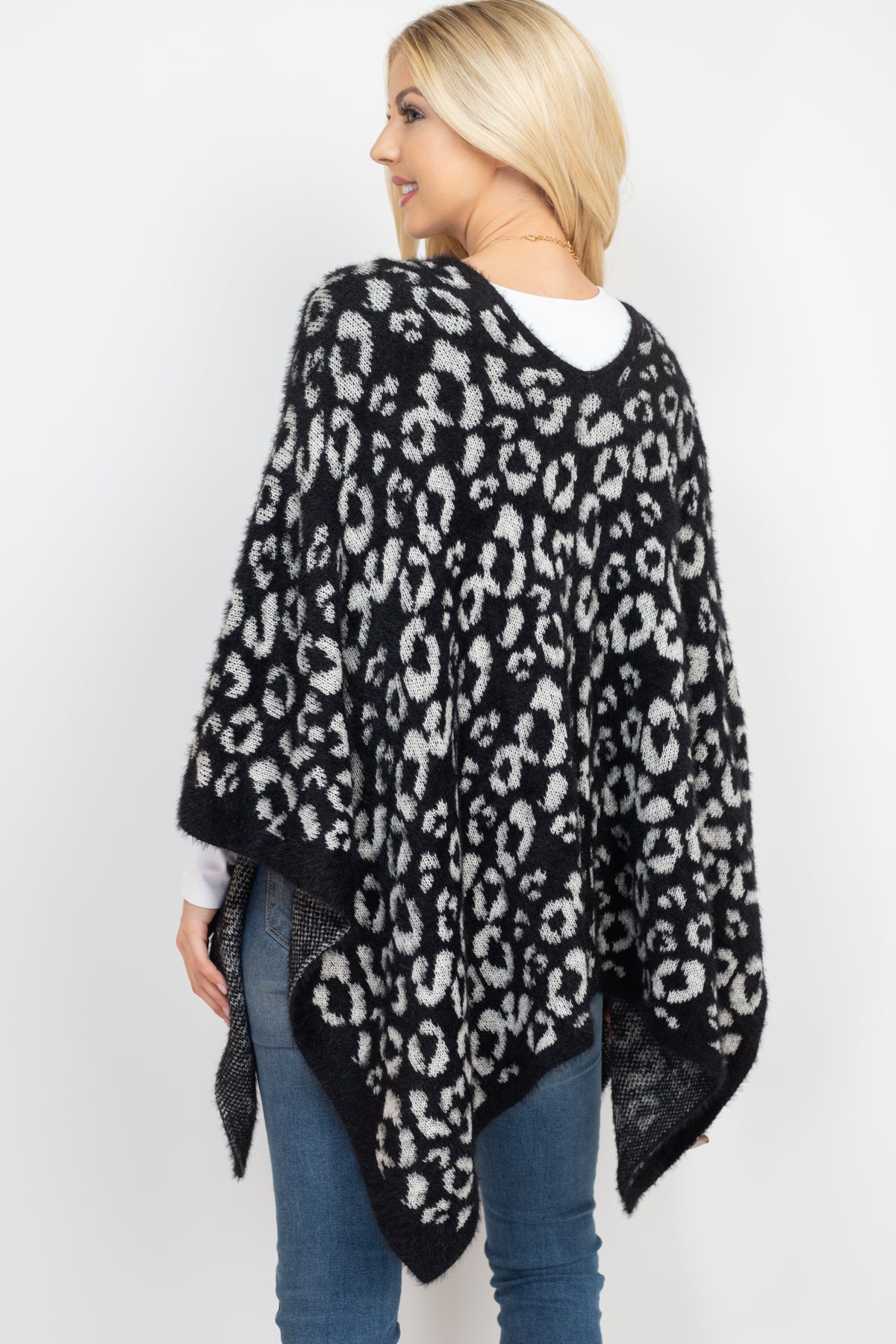 LEOPARD PRINT PONCHO (NOW $10.75 ONLY!)