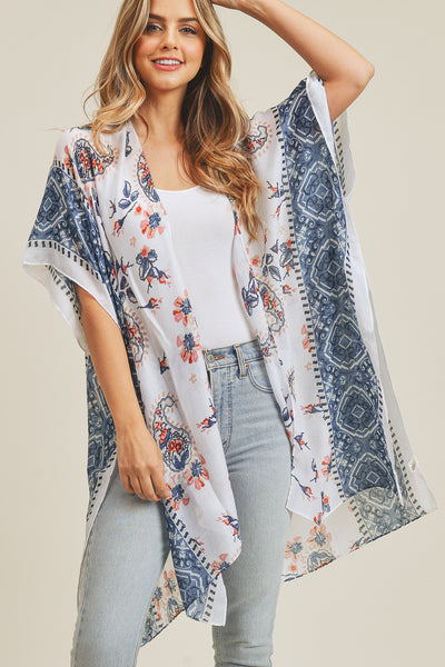 PAISLEY FLOWER KIMONO