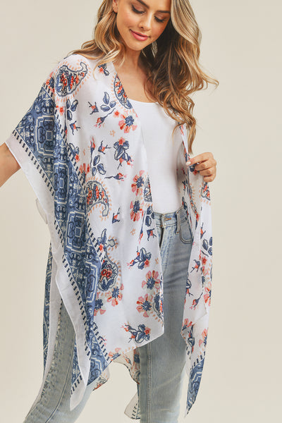 PAISLEY FLOWER KIMONO