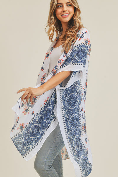 PAISLEY FLOWER KIMONO