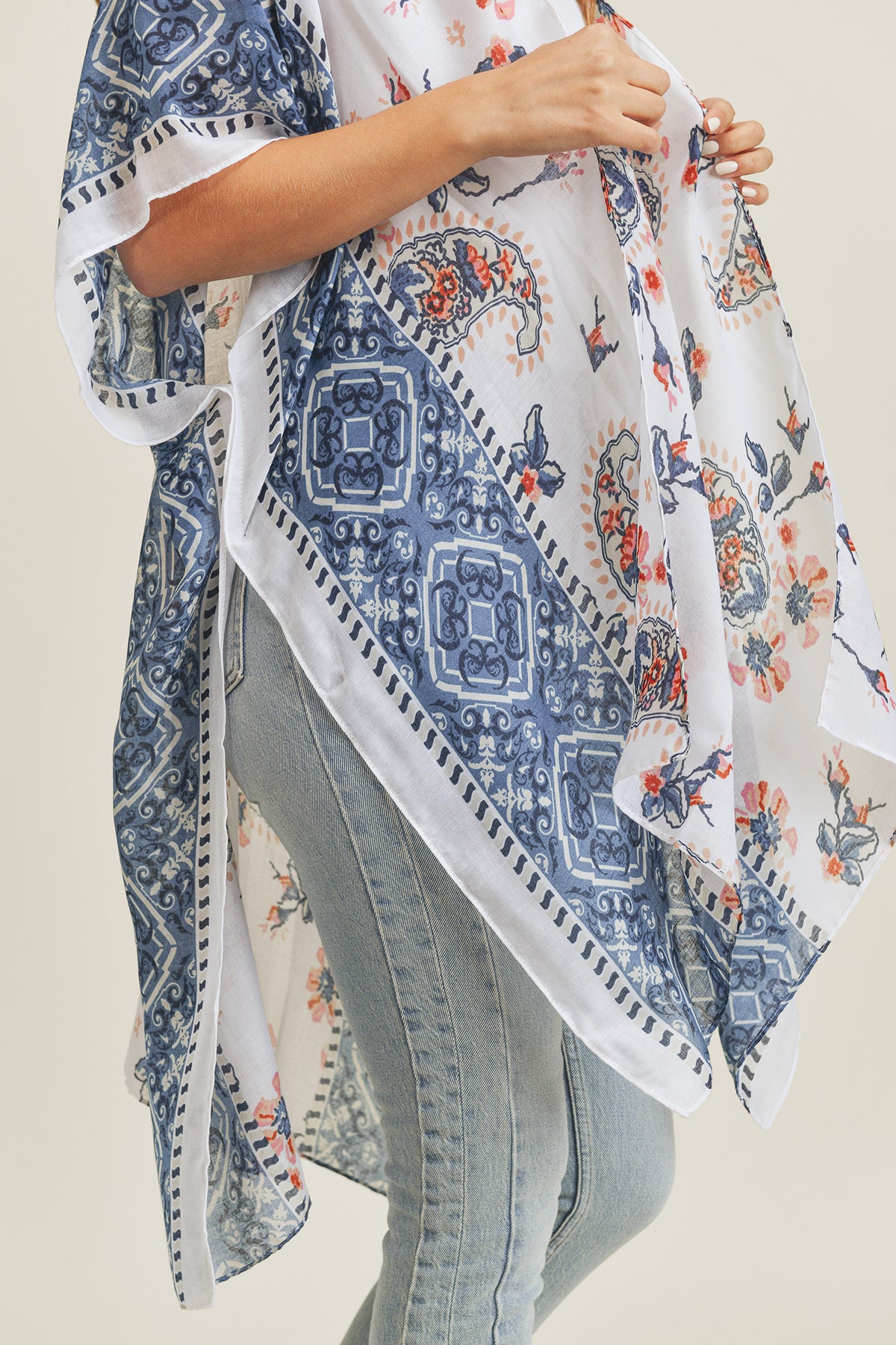 PAISLEY FLOWER KIMONO