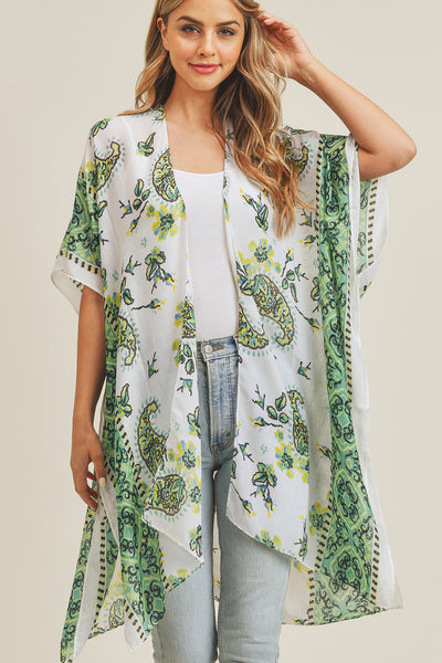 PAISLEY FLOWER KIMONO