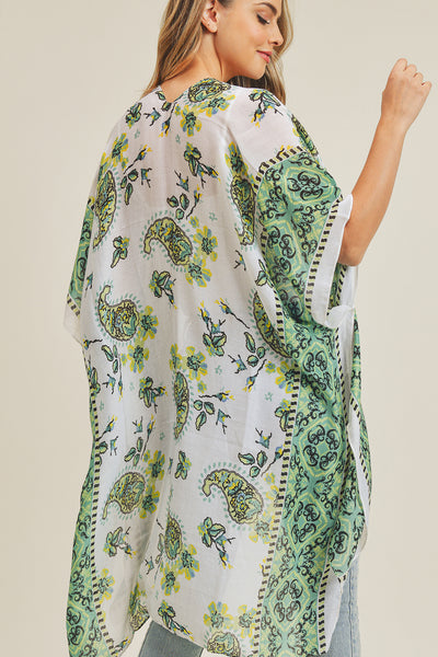 PAISLEY FLOWER KIMONO