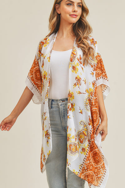 PAISLEY FLOWER KIMONO