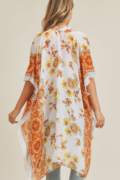 PAISLEY FLOWER KIMONO