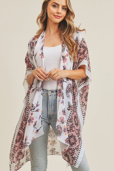 PAISLEY FLOWER KIMONO