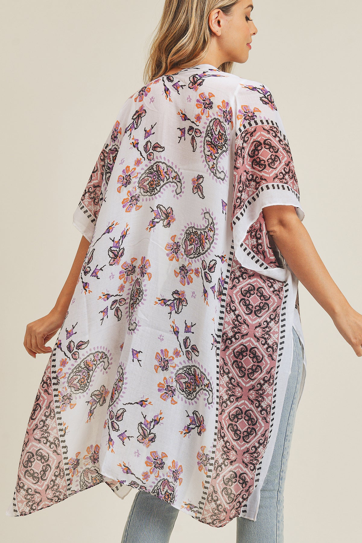 PAISLEY FLOWER KIMONO