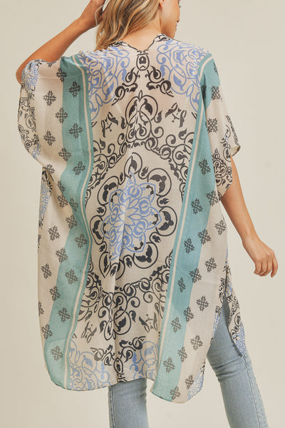 BOHEMIAN PATTERN KIMONO