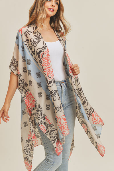 BOHEMIAN PATTERN KIMONO