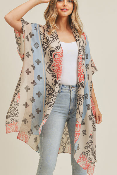 BOHEMIAN PATTERN KIMONO