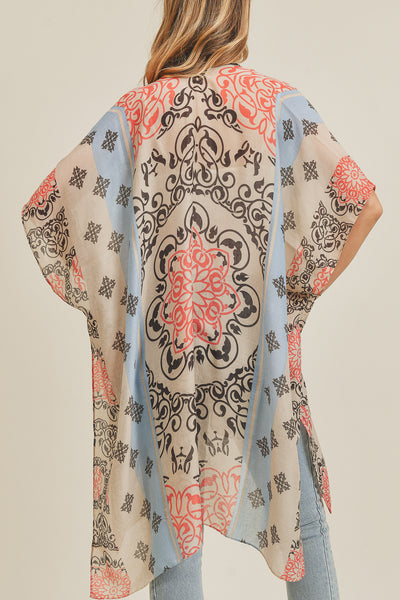 BOHEMIAN PATTERN KIMONO