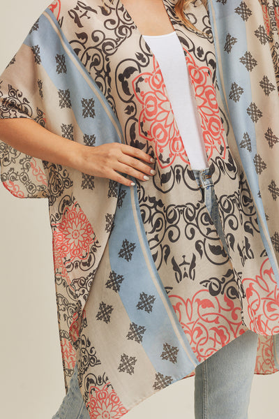 BOHEMIAN PATTERN KIMONO