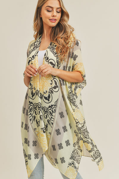 BOHEMIAN PATTERN KIMONO