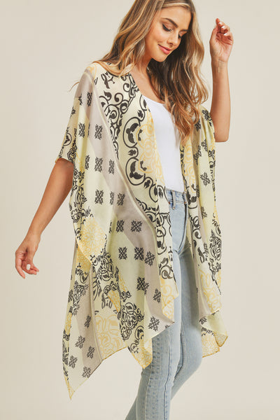 BOHEMIAN PATTERN KIMONO